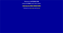 Desktop Screenshot of ahteens.com